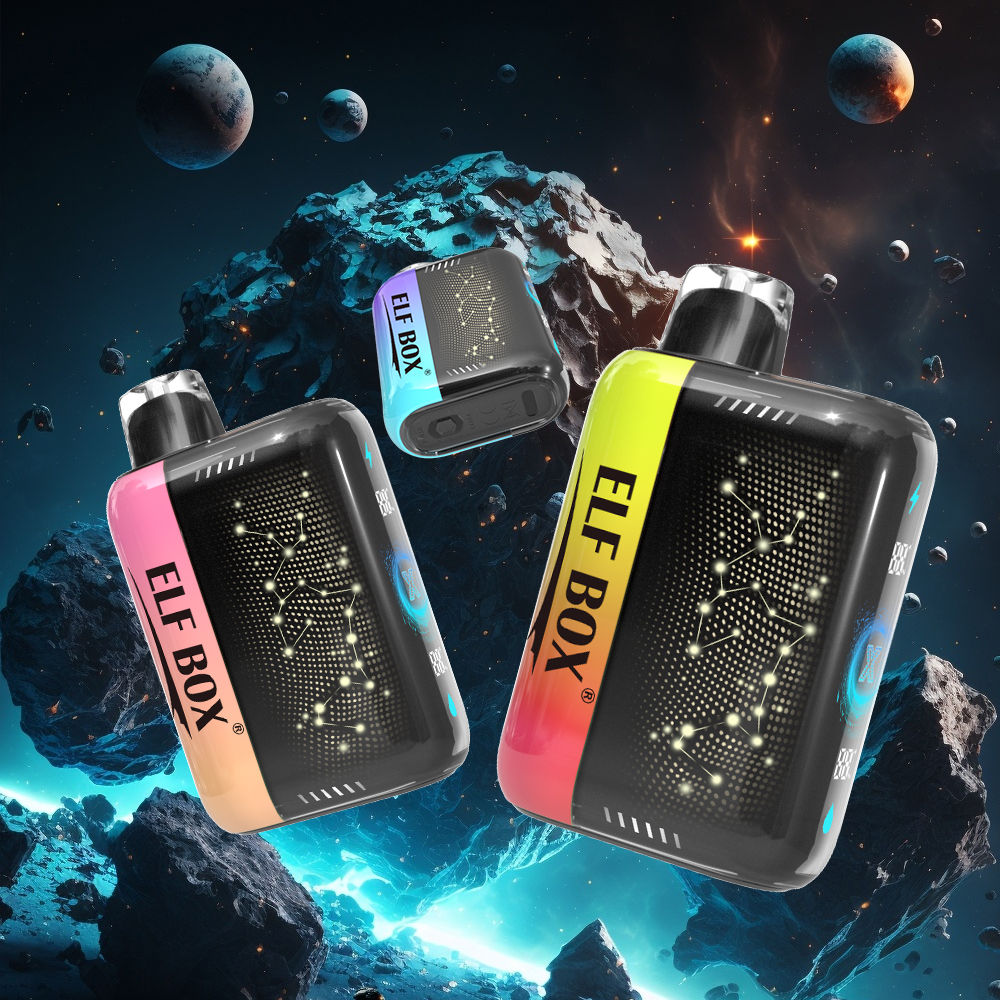 alfakarjuice.com ELF BOX PULSE X 25k (25000) Puffs 3D Curved Screen 18ml E-liquid Beautiful Disposable Vape