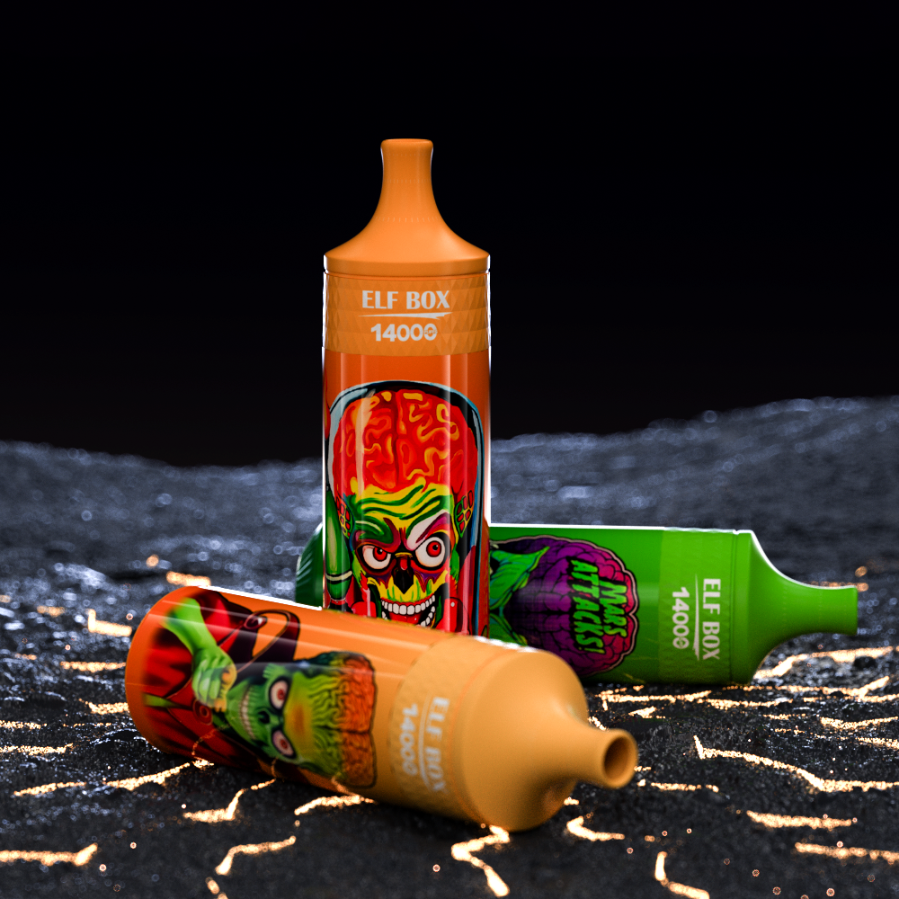 alfakarjuice.com ELF BOX RGB 14k(14000) Puffs 0% 2% 3% 5% Nicotine 25ml e-liquid RGB-Light Lanyard Disposable Vape Pen