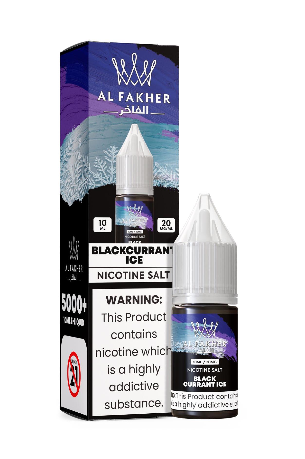 alfakarjuice.com Black Currant Ice 20MG Strengths 10ML 5000+ Nic Salt E-LIQUIDS by Al Fakher