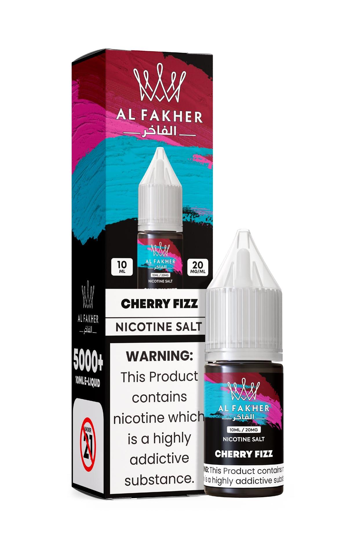 alfakarjuice.com Cherry Fizz 20MG Strengths 10ML 5000+ Nic Salt E-LIQUIDS by Al Fakher