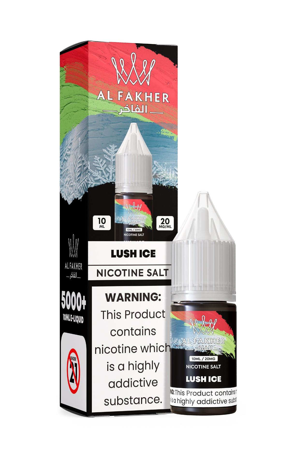 alfakarjuice.com Lush Ice 20MG Strengths 10ML 5000+ Nic Salt E-LIQUIDS by Al Fakher