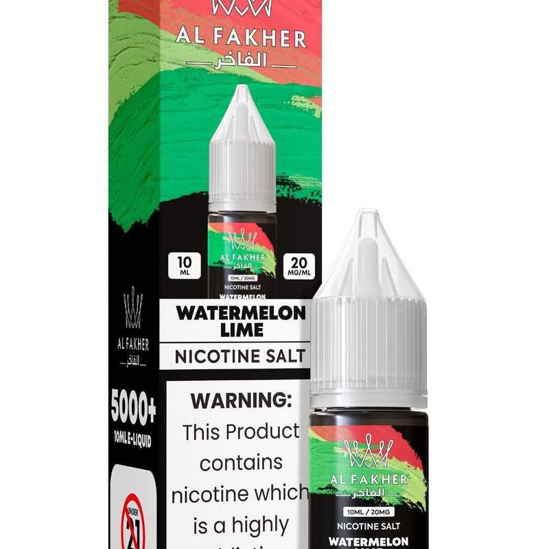 alfakarjuice.com Watermelon Lime 20MG Strengths 10ML 5000+ Nic Salt E-LIQUIDS by Al Fakher