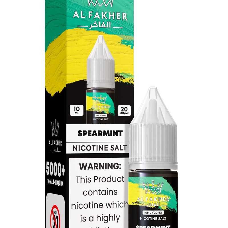 alfakarjuice.com Spearmint 20MG Strengths 10ML 5000+ Nic Salt E-LIQUIDS by Al Fakher