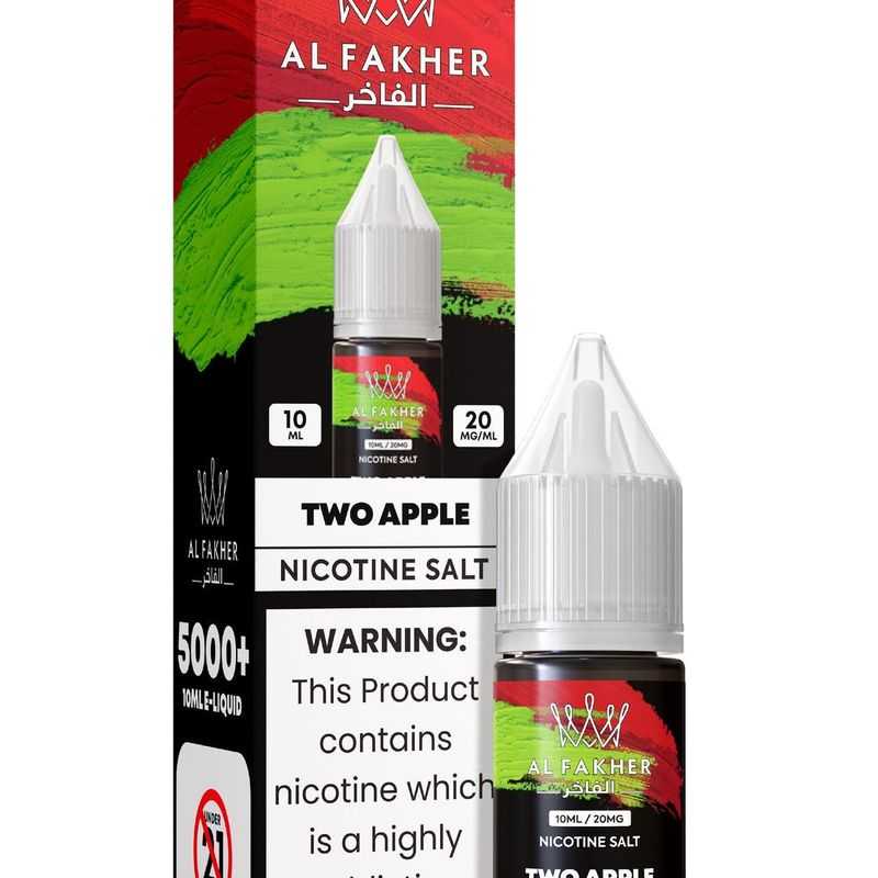 alfakarjuice.com TWO APPLE 20MG Strengths 10ML 5000+ Nic Salt E-LIQUIDS by Al Fakher