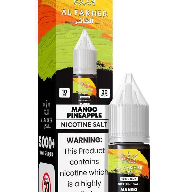 alfakarjuice.com Mango Pineapple 20MG Strengths 10ML 5000+ Nic Salt E-LIQUIDS by Al Fakher